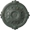 Ekena Millwork Hamilton Ceiling Medallion (Fits Canopies up to 3 3/4"), 17 3/8"OD x 1 3/4"P, Cloud Burst Crackle CM17HACBC - alternate 1